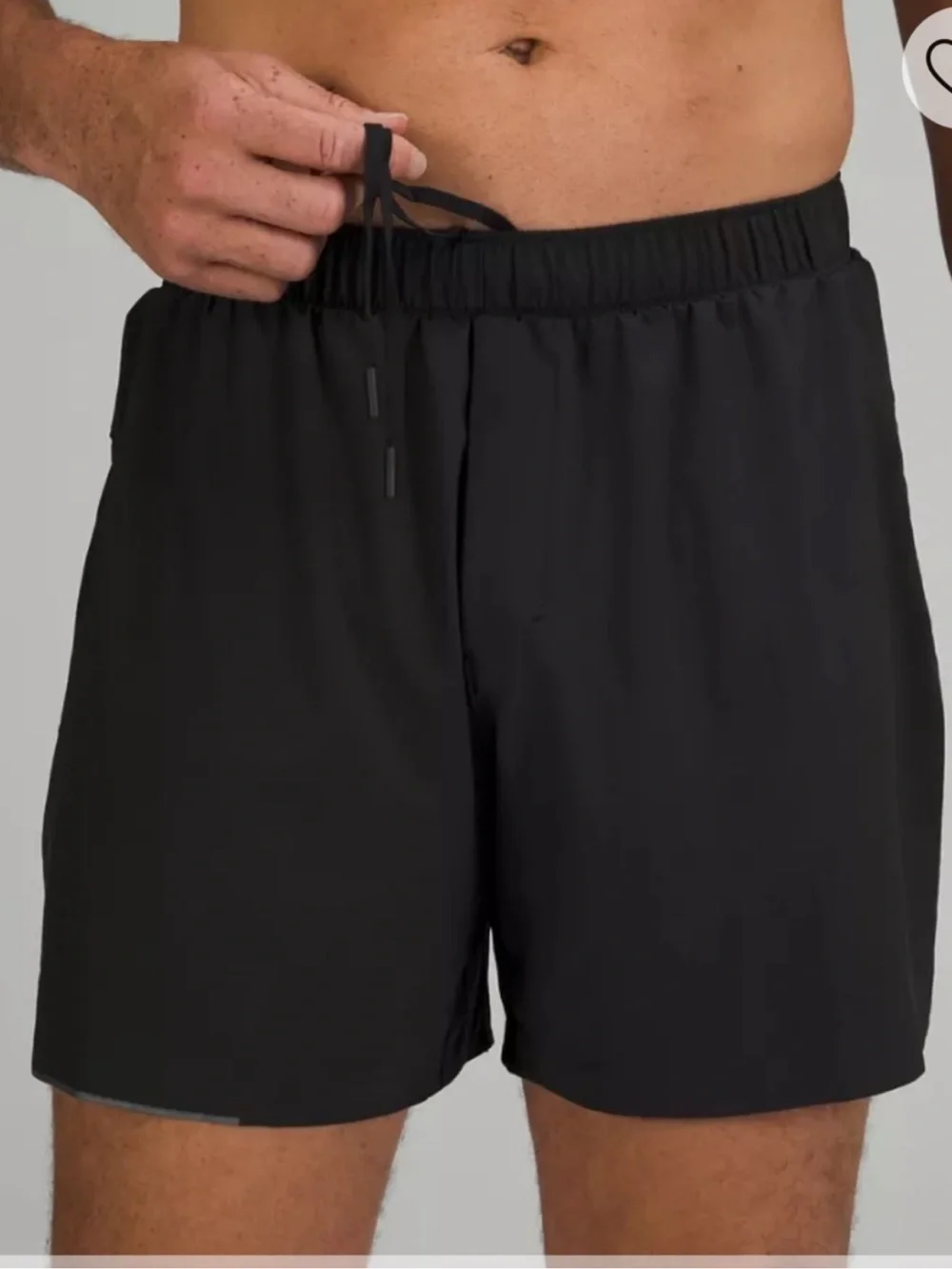 Lululemon black surge shorts xxl - Picture 1 of 8